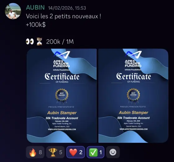 Résultat Aubin, élève Pulse-US
