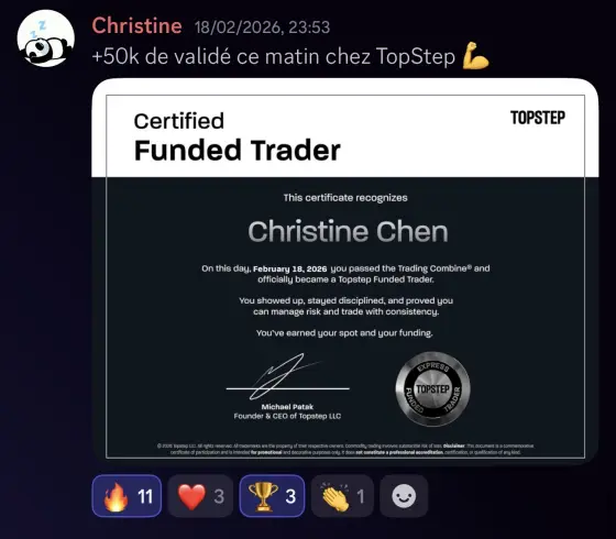 Résultat Christine, élève Pulse-US
