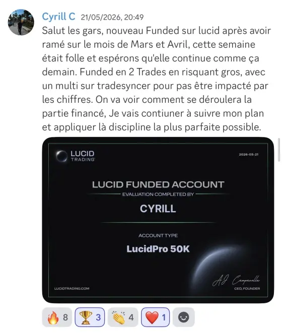 Résultat Cyrill, élève Pulse-US