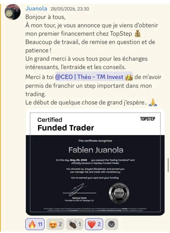 Résultat Fabien, élève Pulse-US